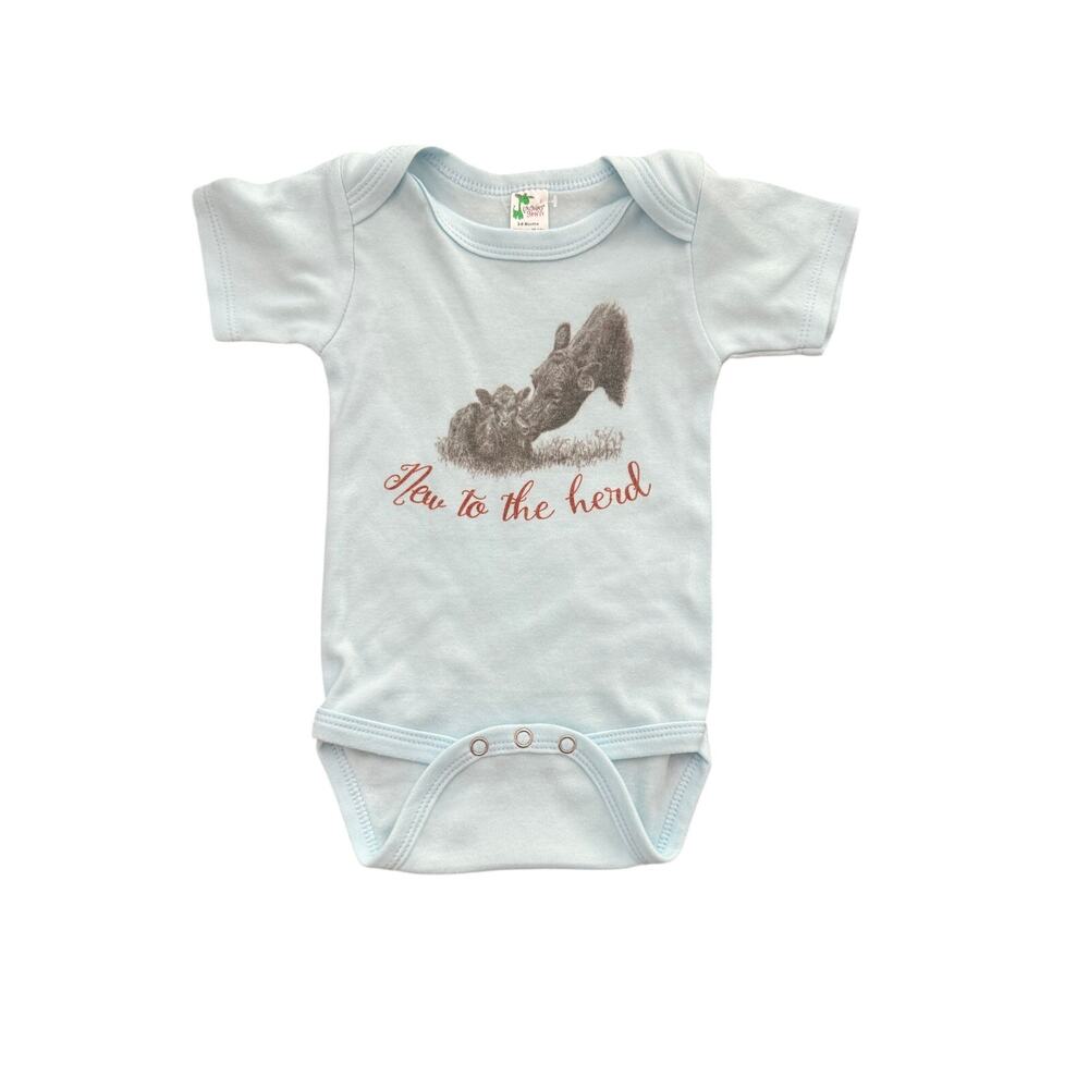 New To The Herd - Infant One Piece, Size 3-6 months